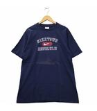 ナイキ NIKE ヴィンテージ プリント 半袖 コットン クルーネック Tシャツ S NAVY ネイビー