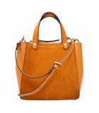 23区 オンワード樫山 RAFFINATA ラフィナータ スエードコンビ 2way ショルダーバッグ ORANGE(オレンジ)