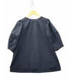 パシオーネ PASSIONE バルーンスリーブ ブラウス シャツ 38(M) NAVY(ネイビー) 春夏