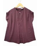 プラステ PLST フレンチスリーブ プルオーバー ブラウス M BURGUNDY(バーガンディー) 春夏