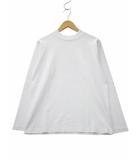 B&Y ユナイテッドアローズ BEAUTY&YOUTH ビューティー&ユース クルーネック 長袖 コットン カットソー Tシャツ S WHITE ホワイト 1212-105-8379