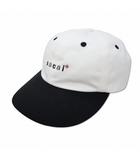 ダブルタップス WTAPS WTAPS×SACAI ダブルタップス×サカイ 2025SS COTTON TWILL CAP / CAP TWILL ロゴ刺繍 コットンツイル キャップ WHITE/BLACK(ホワイト/ブラック)
