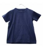 無印良品 良品計画 コットン クルーネック Tシャツ 110 ネイビー