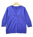 ギャップ GAP Vネック ニット カーディガン M ブルー
