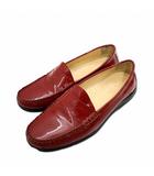 コールハーン COLE HAAN パテントレザー ローファー 7 1/2 (24.5cm相当)レッド