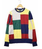 ブルックスブラザーズ BROOKS BROTHERS メリノウール カラーブロック クルーネック セーター M MULTICOLLAR(マルチカラー) 秋冬