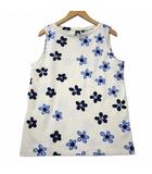 ×marimekko グラフィック Tシャツ (ノースリーブ) L ホワイト