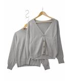 ロペ ROPE アンサンブル ニット 38(M) LIGHTGRAY(ライトグレー) 秋冬