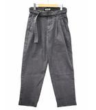 SUPIMA CO STRETCH DENIM BELTED TAPERED FIT TROUSER スーピマコットン ストレッチデニム ベルテッド テーパードフィット トラウザーズ 1(S) フェードグレー