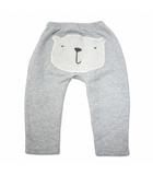 ベビーギャップ BABY GAP ブラナンベア 裏起毛 ボアワッペン スウェットパンツ グレー 18-24M (90cm)