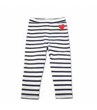 ベビーギャップ BABY GAP 裏起毛 ボーダー ハートプリント ロングパンツ 2years 95cm