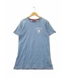 デウスエクスマキナ DEUS EX MACHINA インディゴ染め クルーネック 半袖 Tシャツ S BLUE ブルー