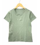 ユニクロ UNIQLO スーピマコットン クルーネックT (半袖) L LIGHTGREEN(ライトグリーン) 春夏