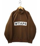 ダブルタップス WTAPS DEPST 02 / SWEATER / POLY ハーフジップ プルオーバー フリース ジャケット 03(L) BROWN(ブラウン)