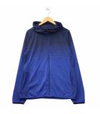 ユニクロ UNIQLO ドライEX フーデッド フルジップ パーカー L BLUE ブルー 341-416240