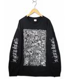 シュプリーム SUPREME 2026SS Wombat L/S Tee クルーネック グラフィック プリント 長袖 Tシャツ ロンT XL BLACK(ブラック)