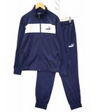 プーマ PUMA ポリ トレーニング スーツ 上下セット ジャージ M NAVY(ネイビー)