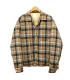 ビズビム VISVIM 0125105013001 KEESEY CHECK DOWN JKT カジーチェックダウンジャケット ウール混 リネン混 長袖 2 ベージュ グレー