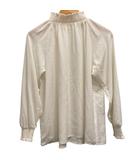 アースミュージック&エコロジー EARTH MUSIC & ECOLOGY トップス 無地 長袖 F 白 ホワイト