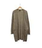 カーディガン 長袖 無地 コットン 9874/301/707 Xl グレージュ