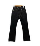 ディーゼル DIESEL デニム ブラックデニム ブーツカット コットン 26 黒 ブラック