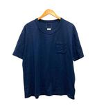 ビズビム VISVIM 0121105010020 21SS Tシャツ クルーネック カシミヤ混 半袖 3 紺 ネイビー