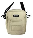  キルシー KIRSH ポシェット ショルダーバッグ サコッシュ ブランドロゴ 韓国製 無地 ベージュ