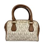 マイケルコース MICHAEL KORS ハンドバッグ ショルダーバッグ ミニバッグ 総柄 ブランドロゴ 茶 ブラウン ベージュ