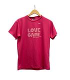 Tシャツ 半袖 クルーネック ロゴプリント 428978-609 L ピンク 黄 イエロー