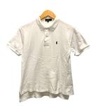 ラルフローレン RALPH LAUREN ポロシャツ コットン ワンポイント ロゴ刺繍 半袖 150 白 ホワイト