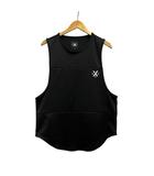 ゼノ XENO タンクトップ クルーネック プリント L 黒 ブラック 白 ホワイト