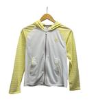 フィラ FILA パーカー 長袖 無地 ボーダー ドッキング FL-9A21519KJ S 白 ホワイト 黄 イエロー