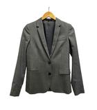 セオリー Theory テーラードジャケット 長袖 無地 ウール混 01-0304124 0 グレー