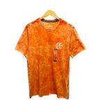 ナイキ NIKE cu4227-837 Tシャツ クルーネック コットン プリント 半袖 M オレンジ