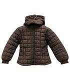 シリリュス CYRILLUS ジャケット 長袖 フード ナイロン ポリエステル 無地 茶ブラウン