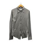 マルタンマルジェラ Martin Margiela シャツ 長袖 コットンニット 総柄 グレー