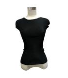 ミーイッセイミヤケ me ISSEY MIYAKE MI55KK017 カットソー クルーネック ノースリーブ カットオフ 黒 ブラック