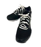 ナイキ NIKE スニーカー ランニングシューズ 653543-001 ローカット レースアップ メッシュ ロゴ 24cm 黒 ブラック グレー ホワイト 白