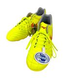 ミズノ MIZUNO サッカー シューズ モナルシーダ neo3 セレクトAS トレーニング用 スパイク ローカット レースアップ ロゴ 蛍光カラー 27.0cm イエロー 黄色 レッド 赤