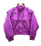  macbird スキー ウエア ジャケット ナイロン ワンポイント ワッペン 中綿 LL 紫 パープル