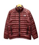 ザノースフェイス THE NORTH FACE ND91501Z ダウンジャケット ブルゾン アウター ナイロン ワンポイントロゴ 長袖 S 赤 ボルドー