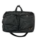 ポーター PORTER ショルダーバッグ ビジネスバッグ リュックサック バックパック 3WAY スクエア 無地 クッション素材 ファスナー開閉 黒 ブラック オレンジ