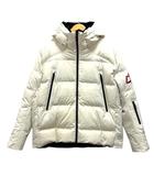 ディオール Dior ×デサント DECENT 213C446B5093 ダウンジャケット 水沢ダウン ナイロン フェザー混 ロゴ 52 白 ホワイト