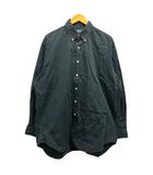 ラルフローレン RALPH LAUREN シャツ カジュアル ボタンダウン コットン ワンポイント ロゴ刺繍 長袖 L 黒 ブラック