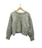 コーエン coen ニット セーター 長袖 クルーネック 無地 ウール混 7630-626-0134 M グレー