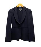 ジョルジオアルマーニ GIORGIO ARMANI ジャケット ブレザー アウター ウール 無地 長袖 36 黒 ブラック