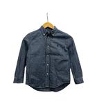 ラルフローレン RALPH LAUREN シャツ 長袖 ボタンダウンカラー ロゴ刺繍 コットン 7 紺 ネイビー