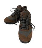 アウトドアプロダクツ OUTDOOR PRODUCTS トレッキングブーツ スニーカー ブーツ ハイカット レースアップ ゴアテックス スエード ワンポイント ロゴ 27.0cm ブラウン 茶 グレー 灰色 カーキ