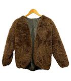 アーバンリサーチ ドアーズ URBAN RESEARCH DOORS ジャケット 長袖 リバーシブル ファー 無地 DR97-27M715 ONE 茶 ブラウン