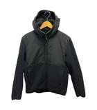 ユニクロ UNIQLO ジャケット フリースパーカー フード 長袖 341-450199 S 黒 ブラック